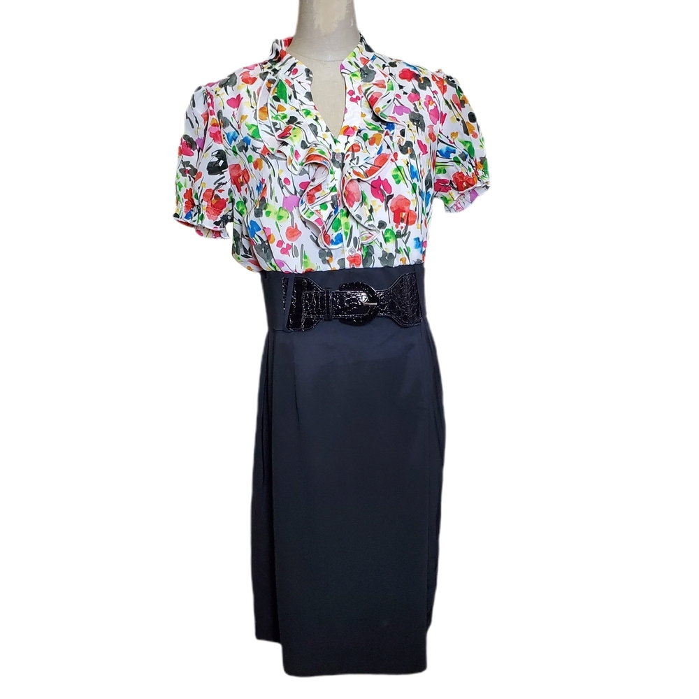 ALYX Limited Floral Top Black Skirt Slip Dress Sz 10